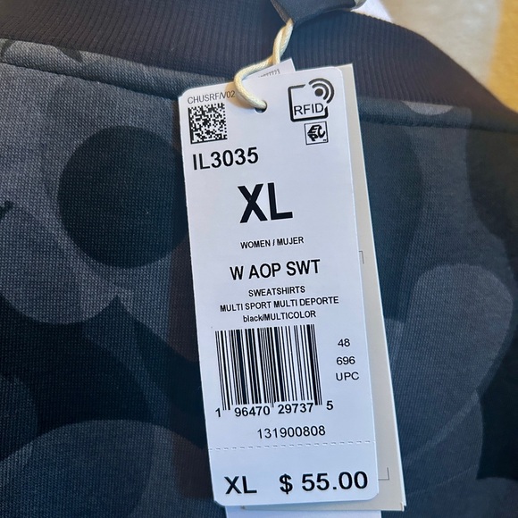 Adidas Black Camouflage Sweatshirt - Picture 7 of 10